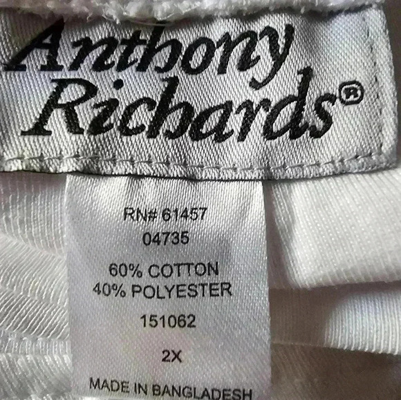 Anthony Richards Blouse 2X NWT - Picture 5 of 5